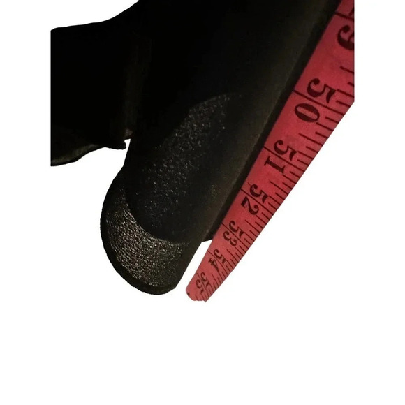 Vintage‎ Black Floral Beaded V-Neck Long Sleeve Evening Dress Size 12 - Picture 4 of 9